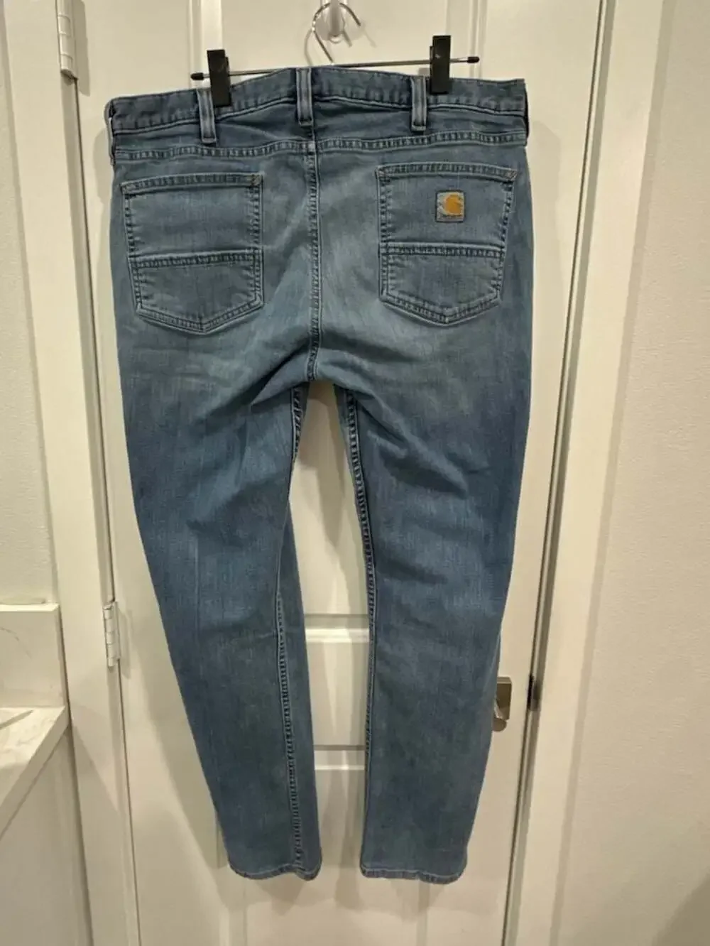 Carhartt Relaxed Fit Tapered Leg Blue Denim Jeans